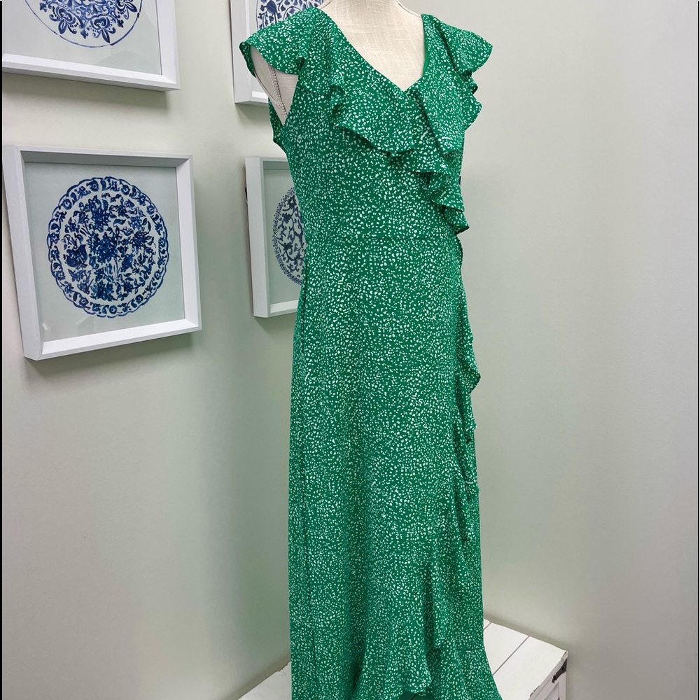 NTW GREEN SPOTTED LONDON TIME MAXI DRESS💚💚💚 - Picture 5 of 9